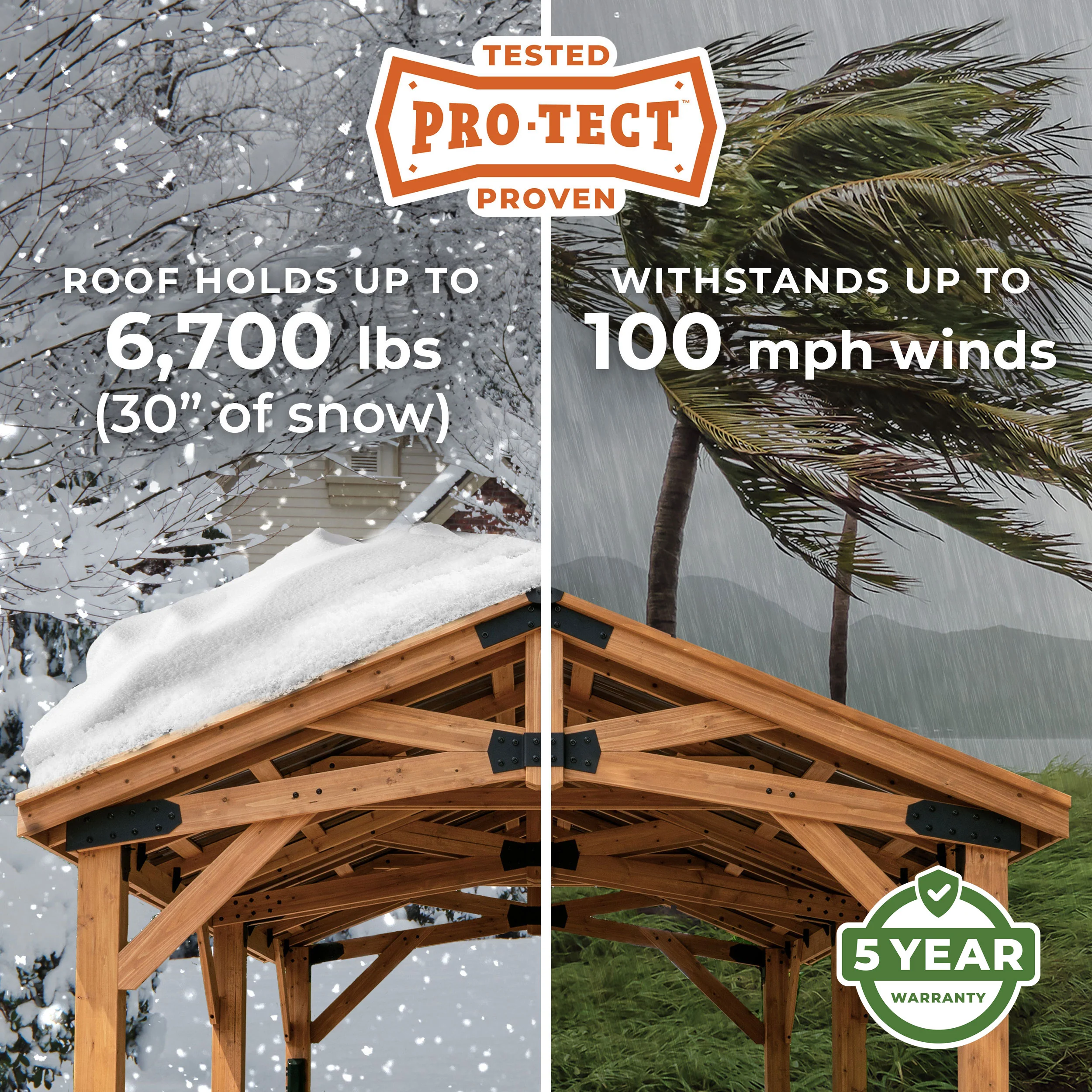 12x10 Norwood Gazebo - Image 3