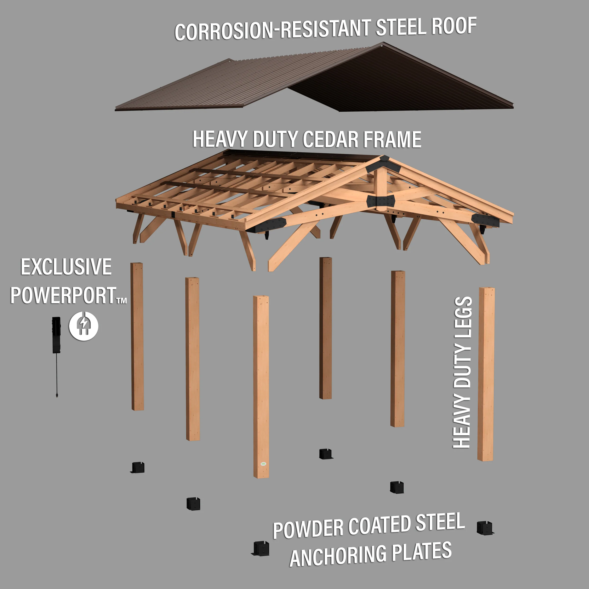 20x12 Norwood Carport/Gazebo - Image 11
