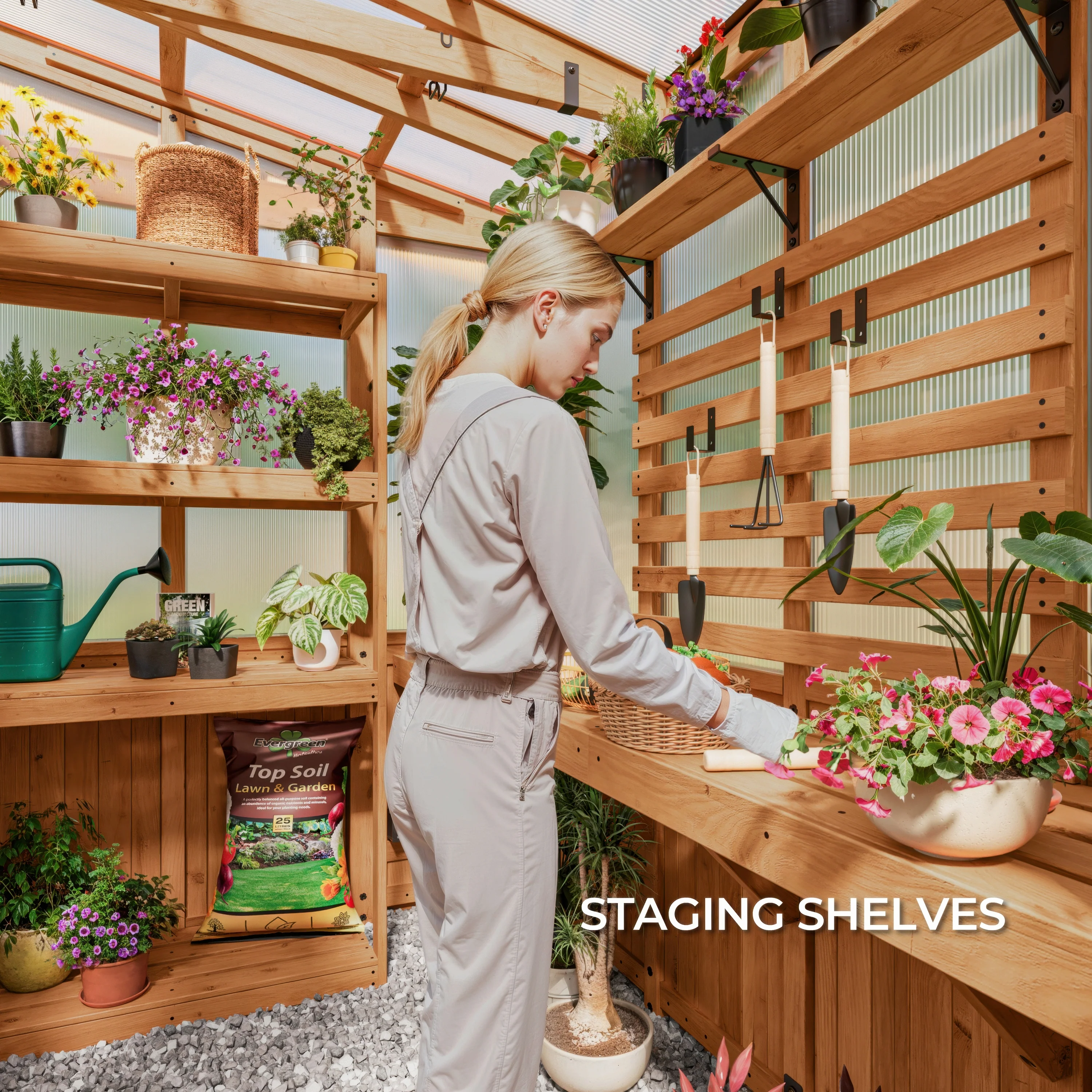 9x6 Poppy Greenhouse - Image 10