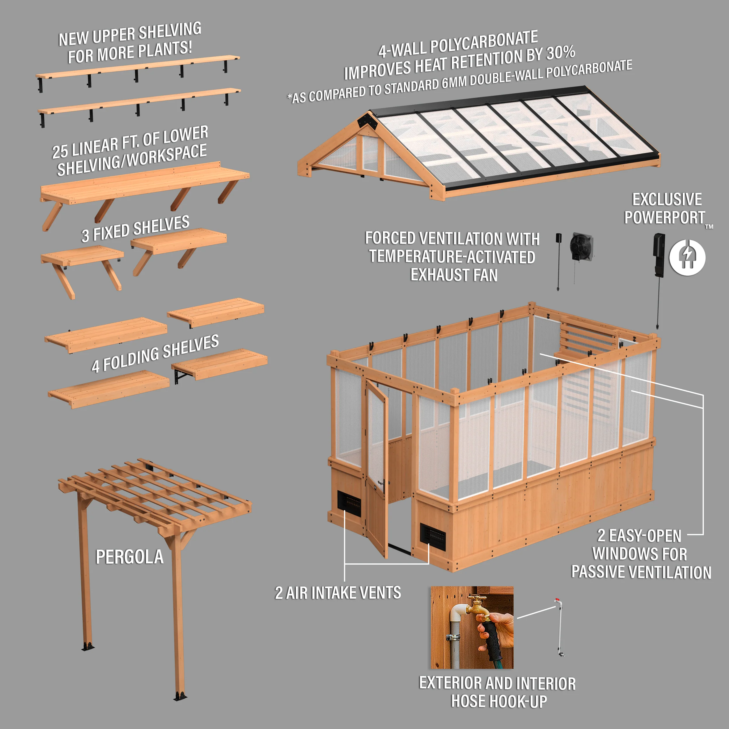 11x7 Bellerose Greenhouse - Image 16