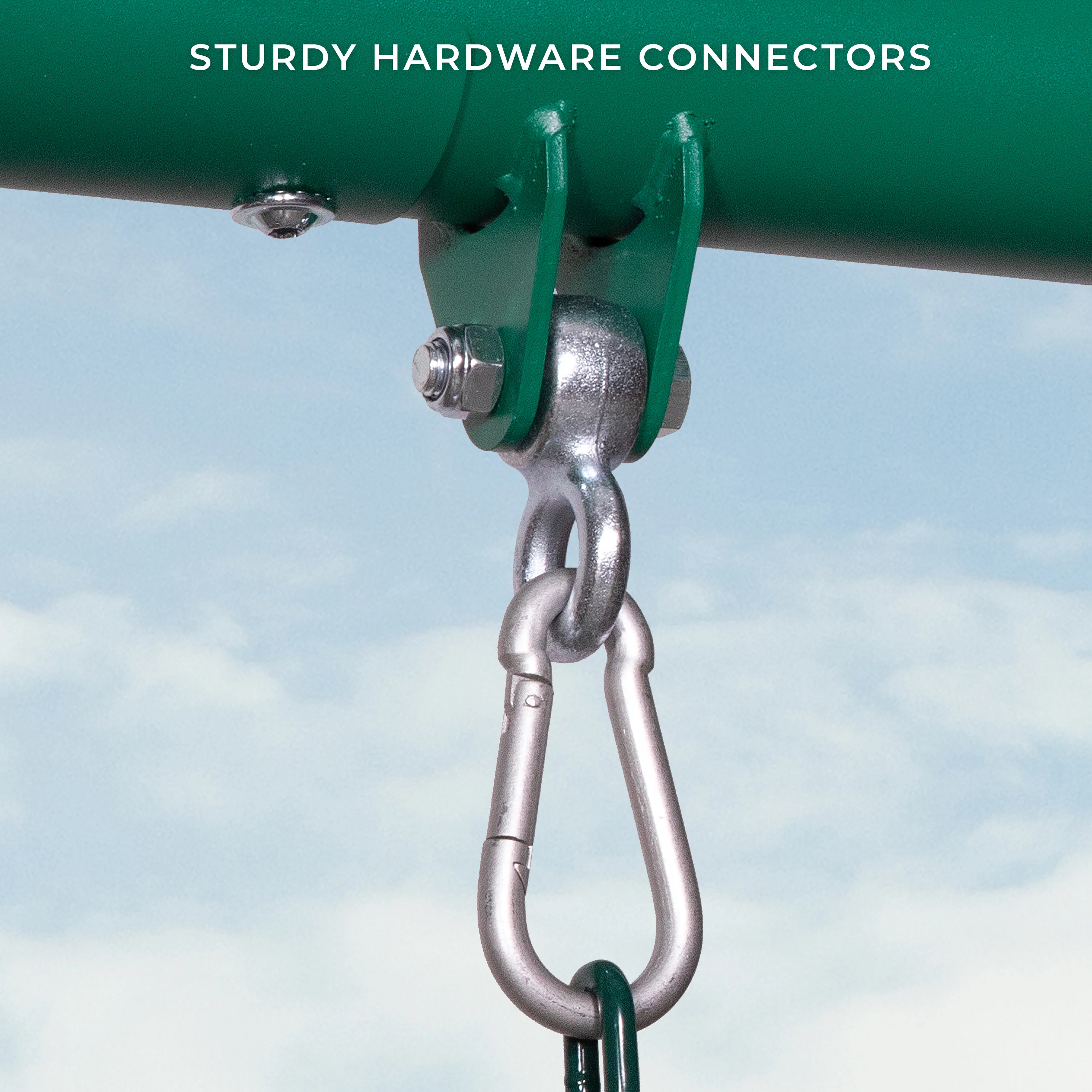 Big Brutus Heavy-Duty Metal A-Frame Swing Set - Image 8