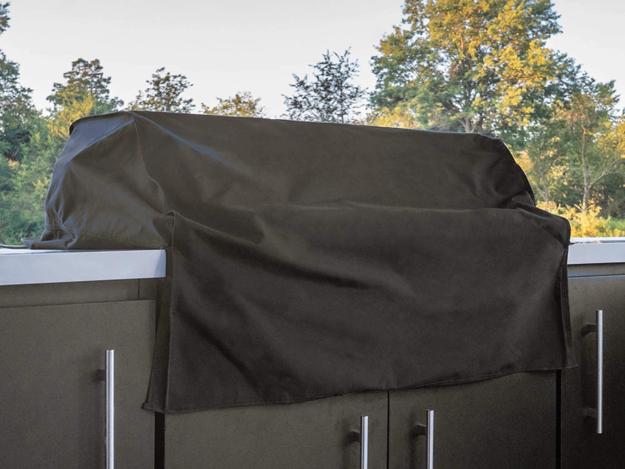 Lancaster | Galley Outdoor Kitchen with Built-In Grill & Griddle - Image 18