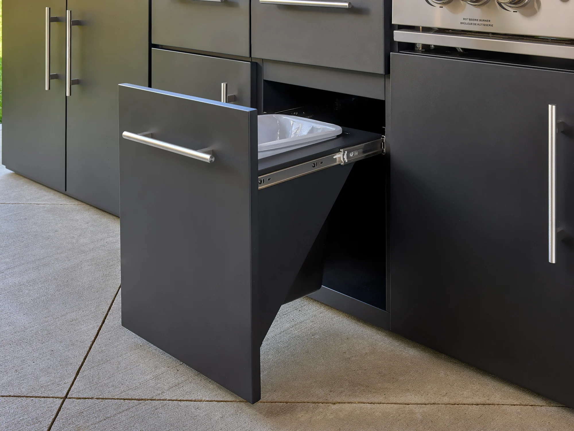 Emory | 12-Foot Outdoor Kitchen Island with Built-In Grill & Pizza Oven - Image 12