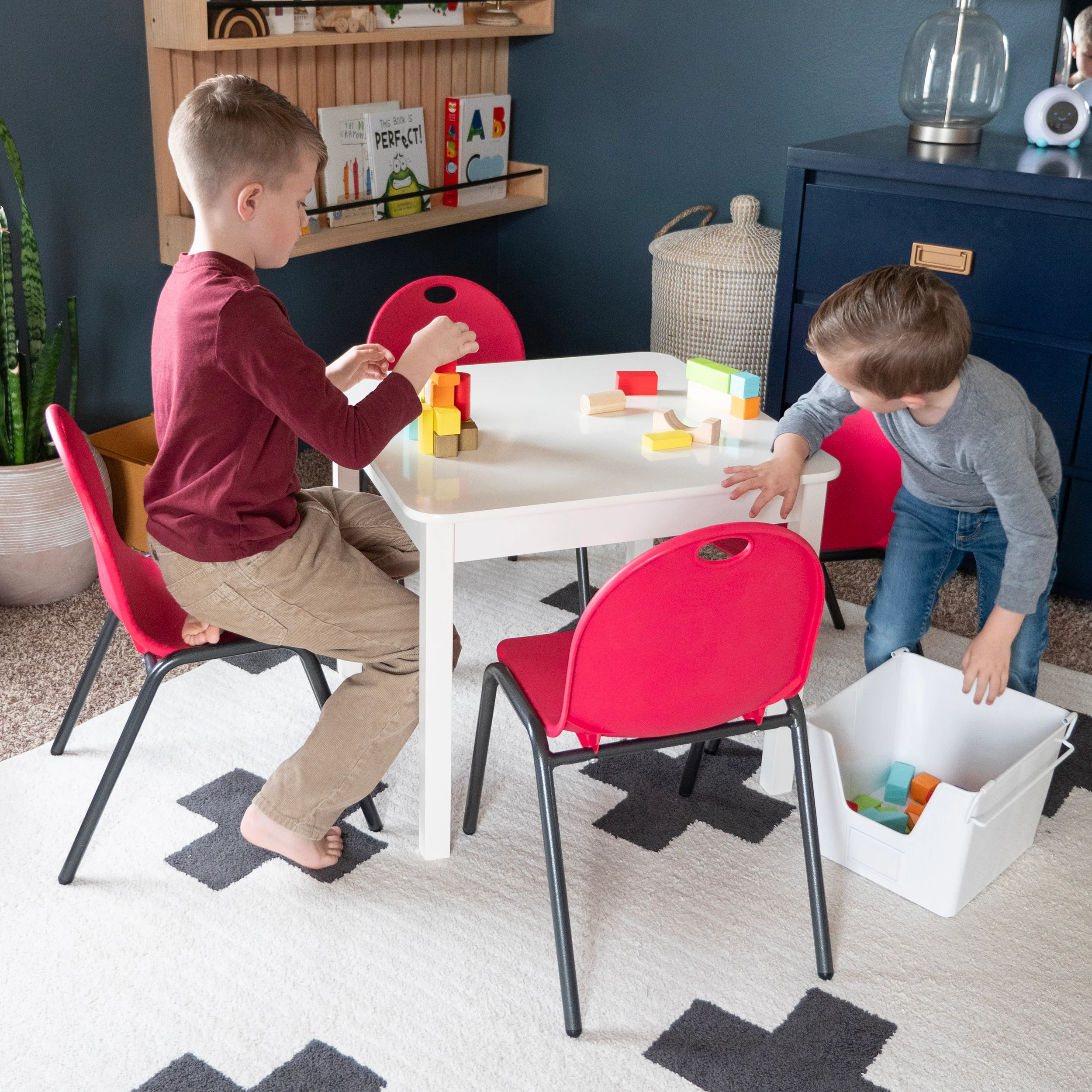 Kid's Stacking Chairs-4 Pack - Image 12