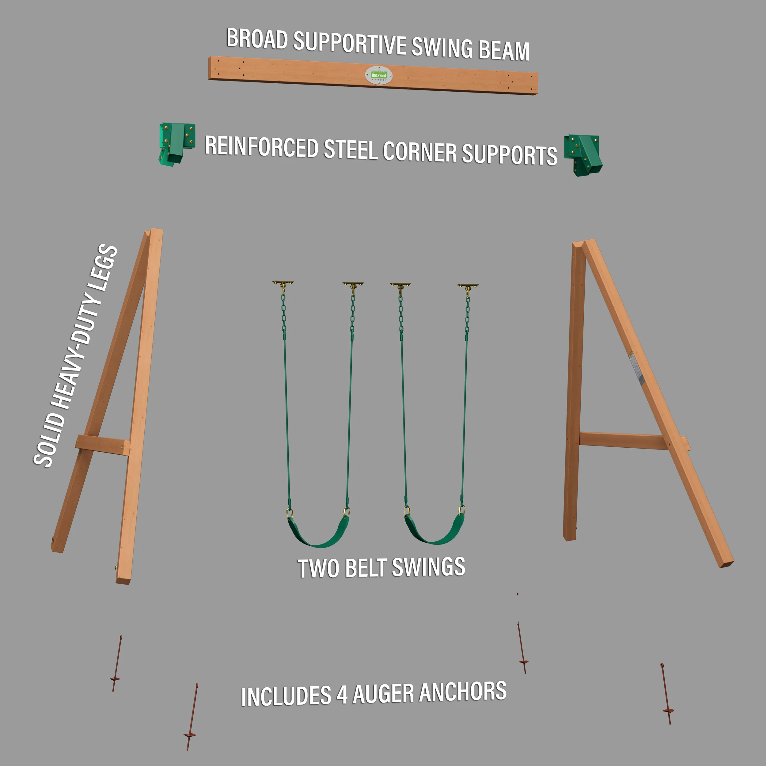 Heavy-Duty Durango Swing Set - Image 8