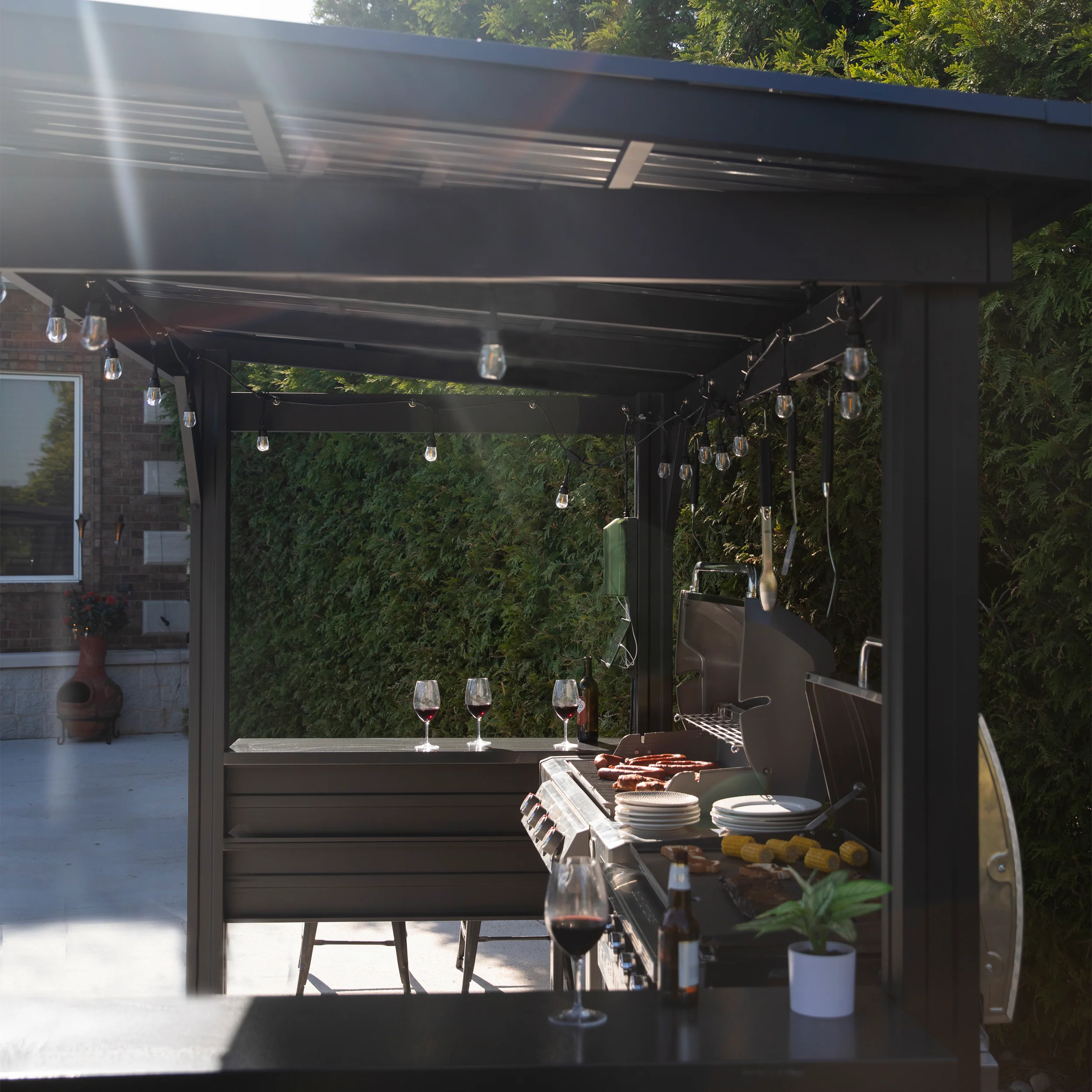 Rockport XL Steel Grill Gazebo - Image 12