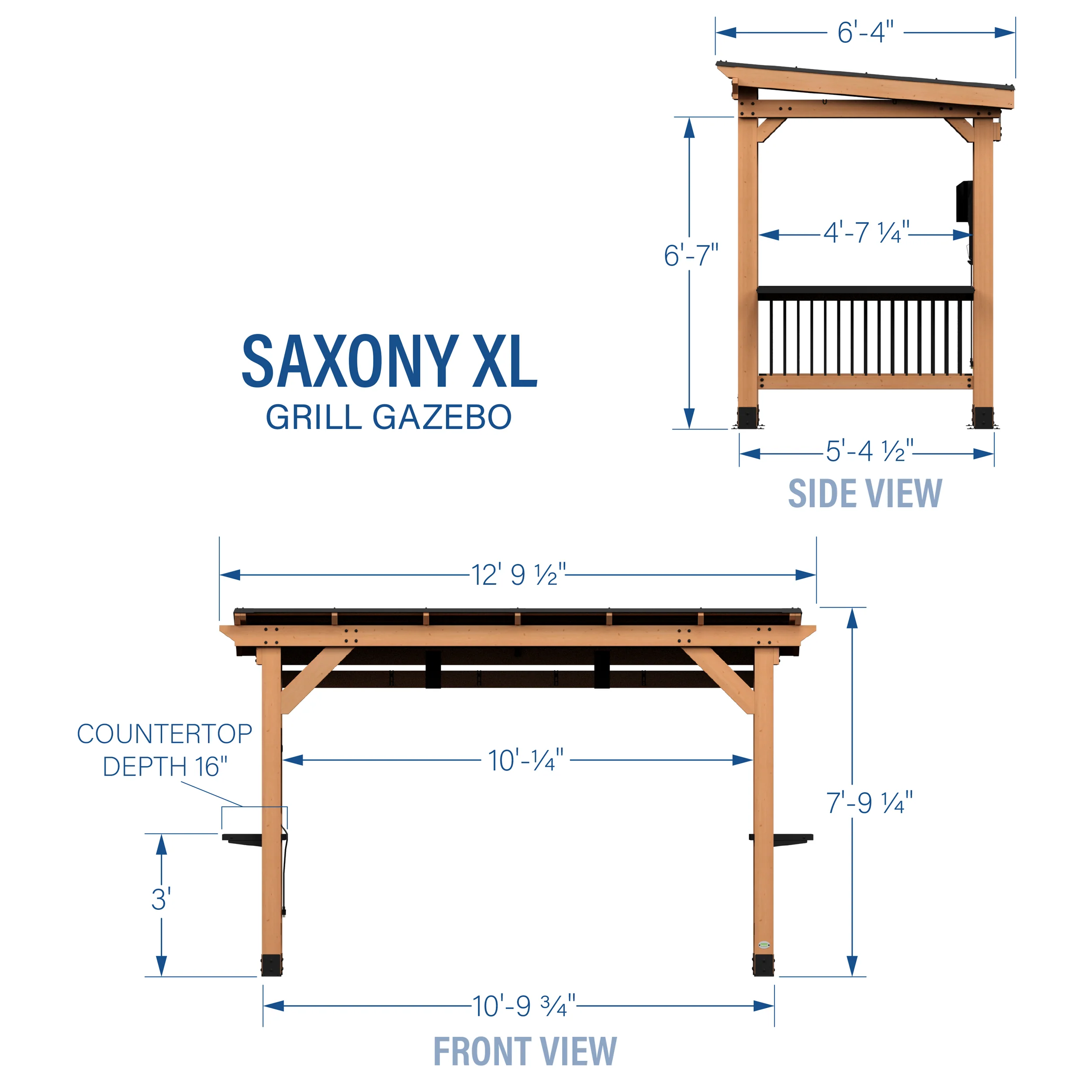 Saxony XL Grill Gazebo - Image 2