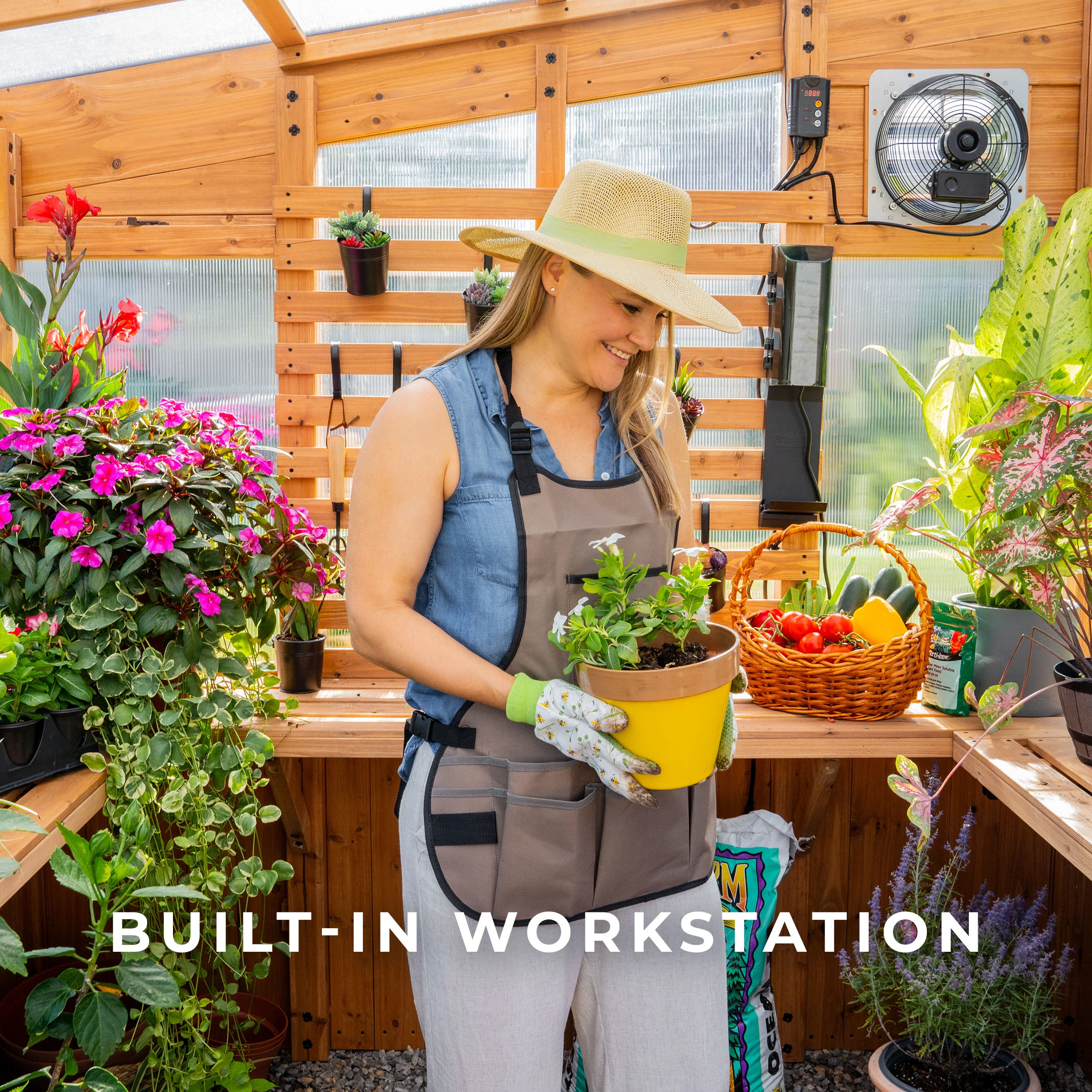 12x7 Zalie Greenhouse - Image 9
